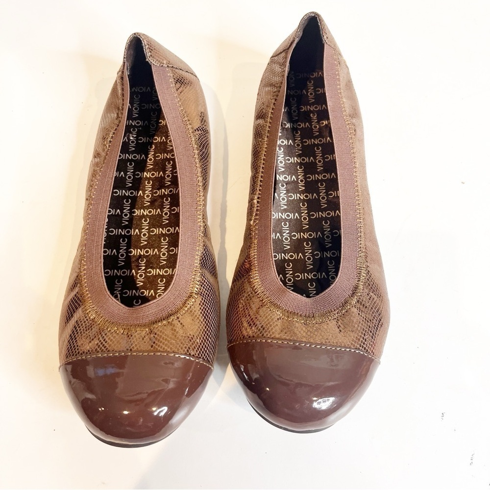 Vionic | Orthaheel Allora Lizard Ballet Flats